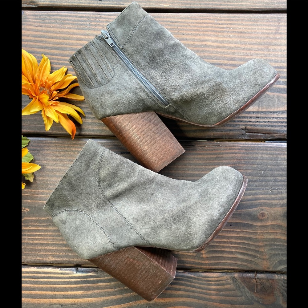 Jeffrey Campbell Hanger Suede Booties - Picture 2 of 7